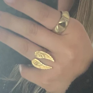 Ring med vingar - Köpt på en marknad i Malmö! Jag har storlek 17,5 i Edblad ringar och jag tror den kan justeras lite. Bra skick så skriv vid frågor osv💓