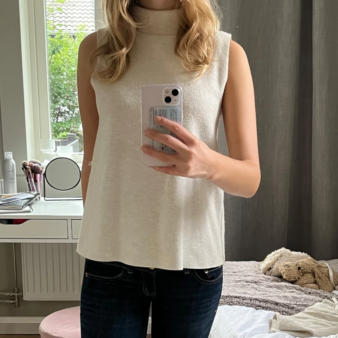 Turtleneck utan ärmar från Zara