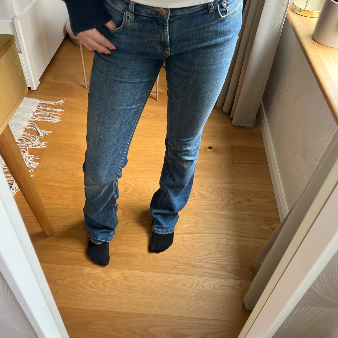 Lågmidjade jeans  - 90