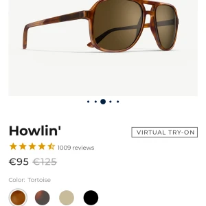 Howlin Solglasögon - Från märket Vallon.  Bra kvalite och använda 1 gånger. Säljes med alla tillbehör. 