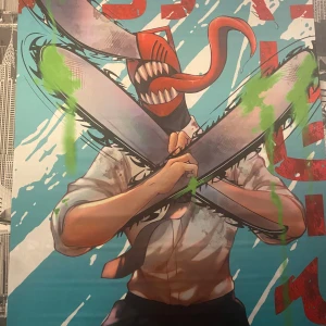 Anime poster - Detta är en anime poster jag köpte på Närcon, den är i ett fint skick och jag säljer den för tycker inte om den längre. 