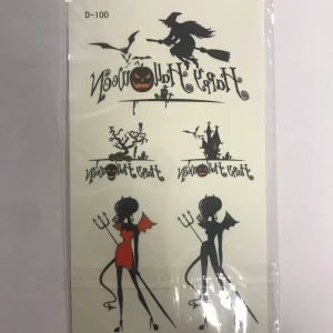 Halloween Tatuering  - Mått 13.00*7.50 cm  Finns fler kvar, sammafrakt 