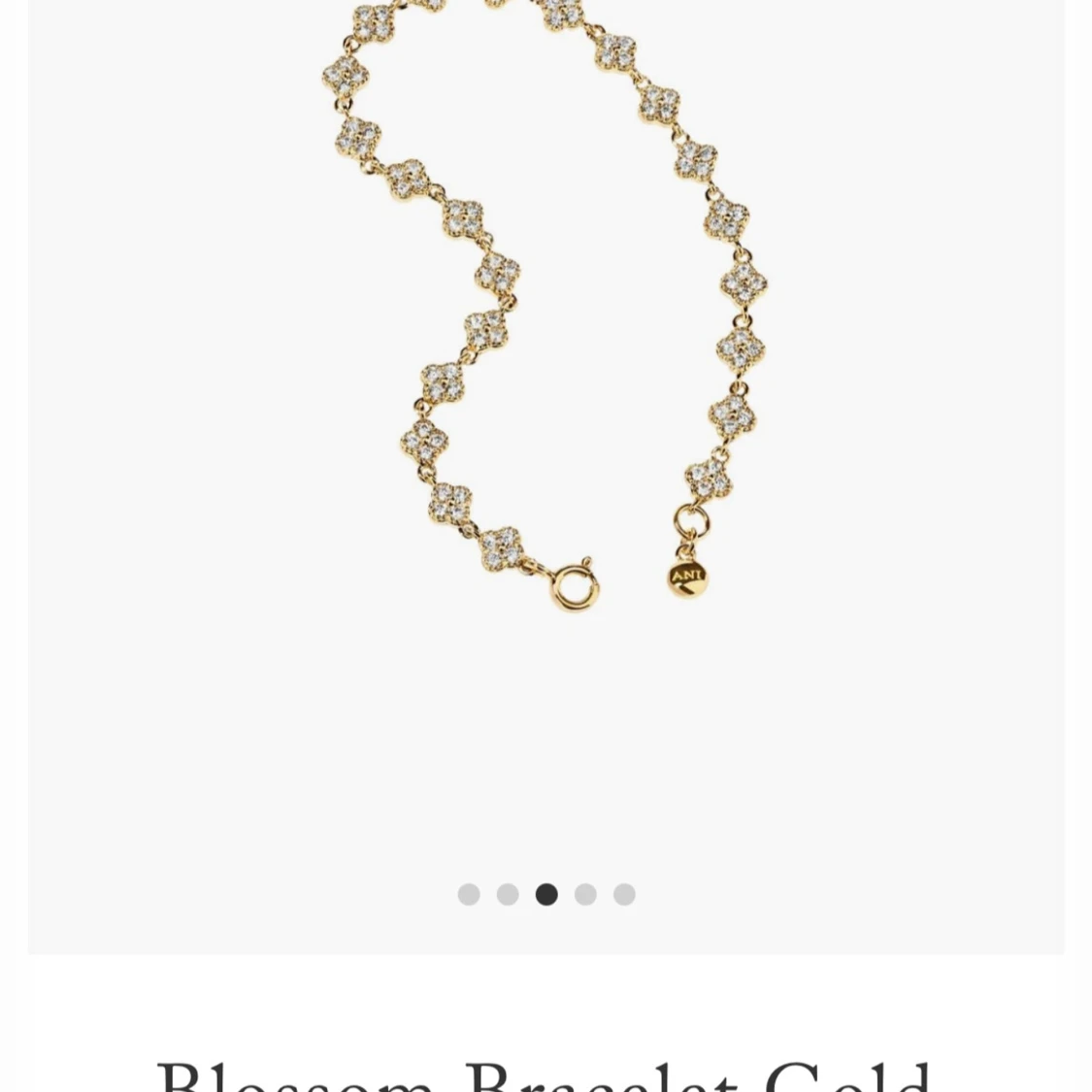 Blossom Armband Guld - 1