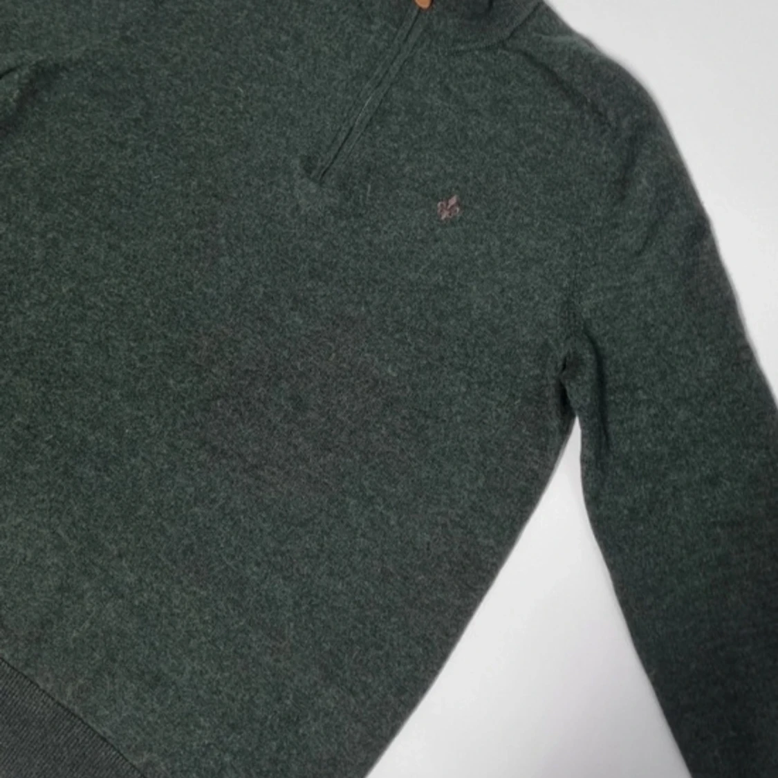 Grön ulltröja från Morris