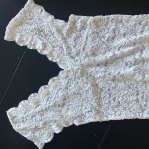 Spets topp vit - Söt spets topp