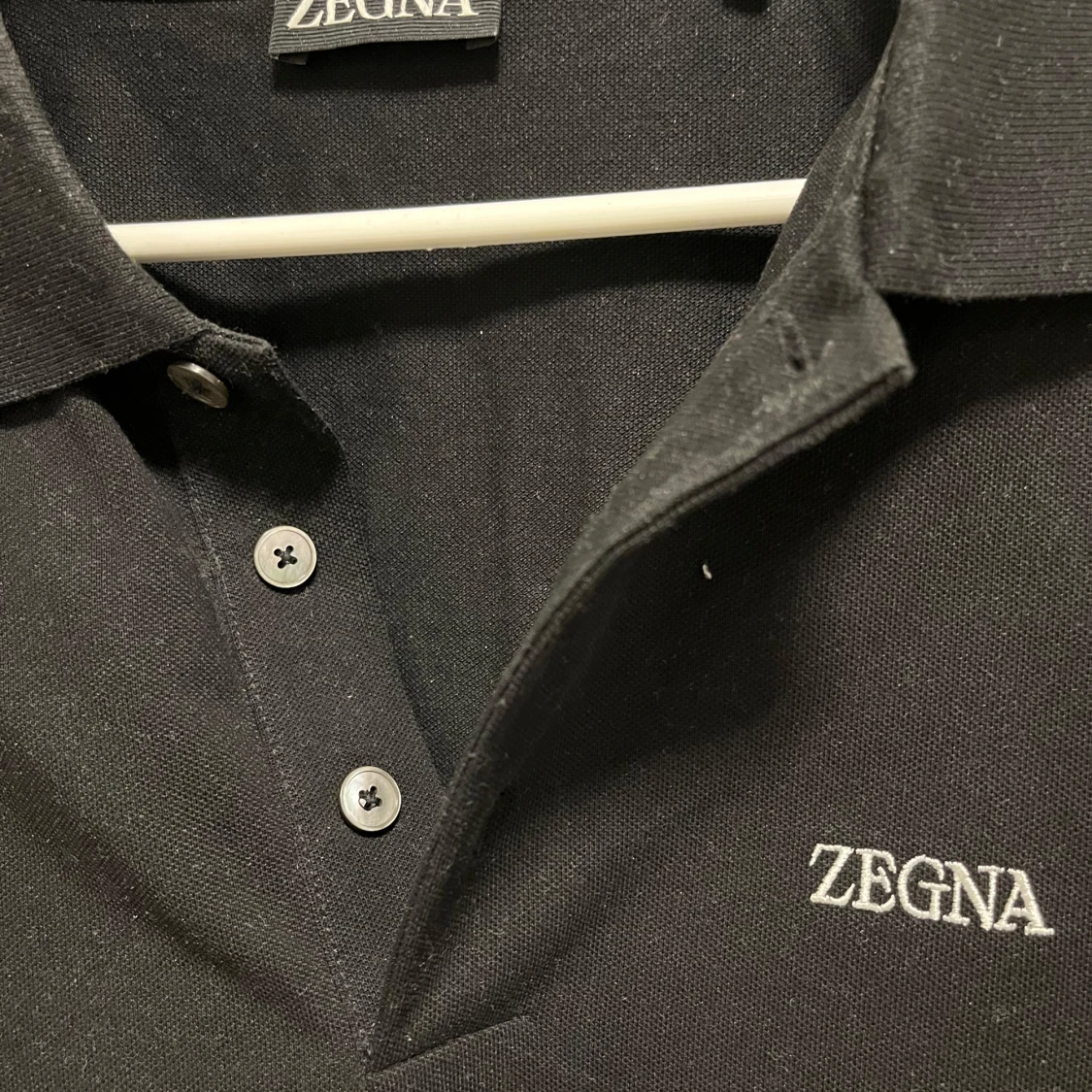 Svart pikétröja från Zegna - 1