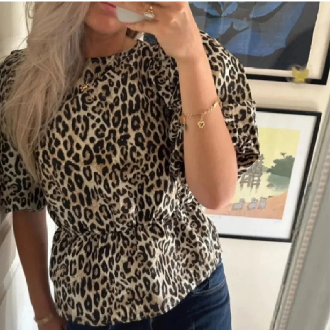 Jättefin leopardblus💕 - 1