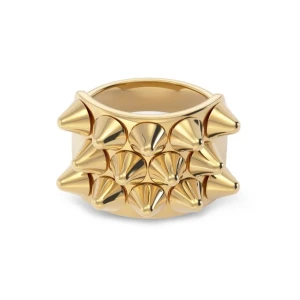 Guldfärgad Edblad ring  - Snygg och unik guldfärgad ring.🤍storleken är runt 16.0-16.5, ringen är från Edblad ock köptes för ungefär en månad sen.