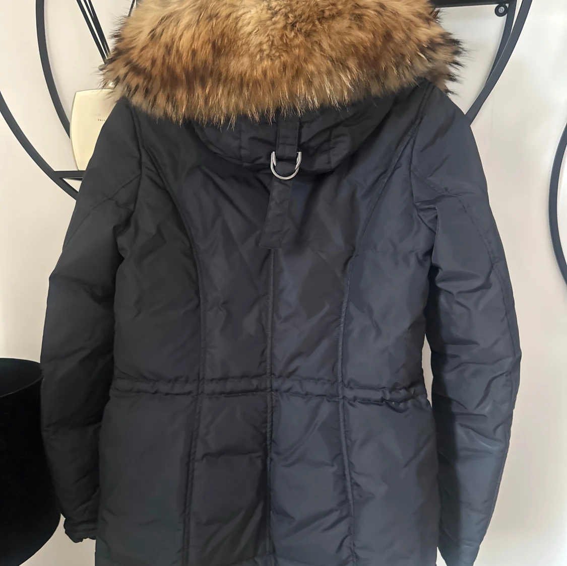 Svart Hollies vinterjacka med äkta päls - 1