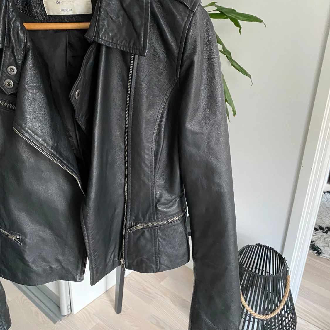 Svart skinnjacka från Only - 2