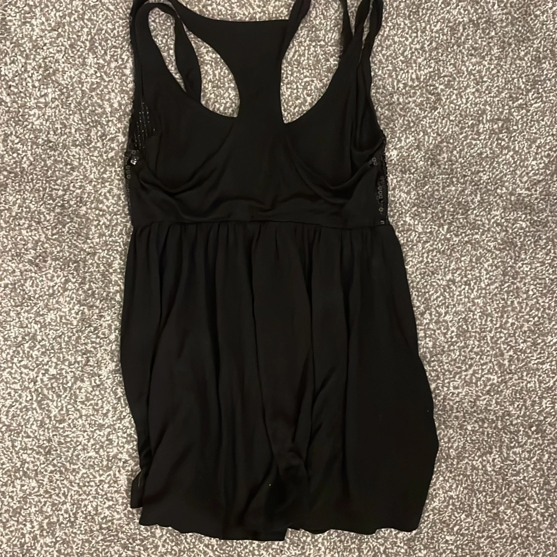 Svart paljettlinne - 1