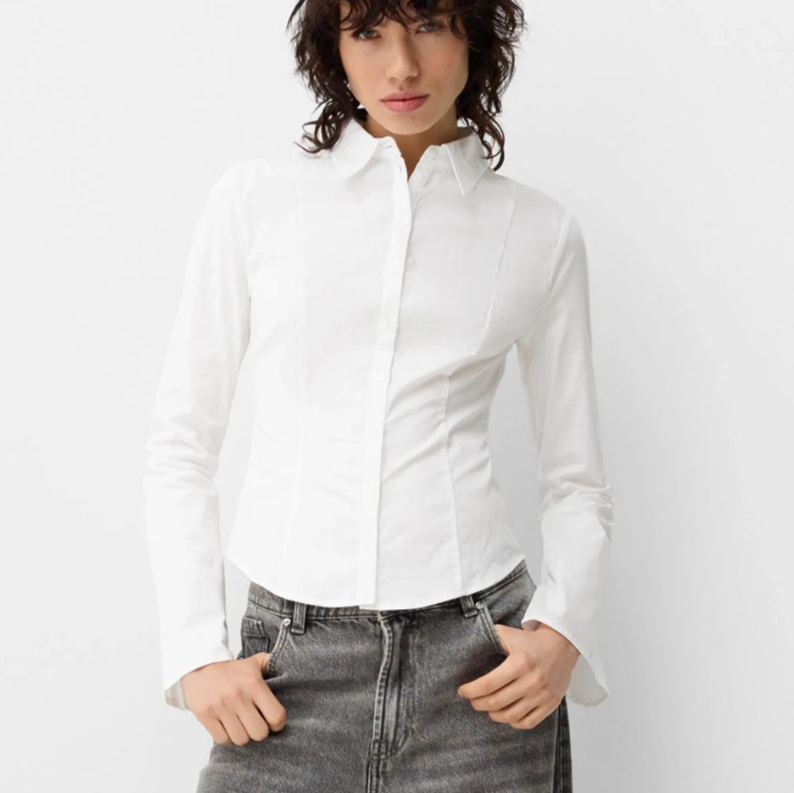 Figursydd skjorta strl XS/S - 2