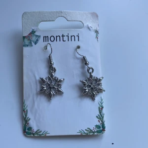 Fina vinter örhängen ❄️☃️ - Ett par jättefina örhängen passar perfekt till vinter och julen☃️❤️har aldrig använt😊