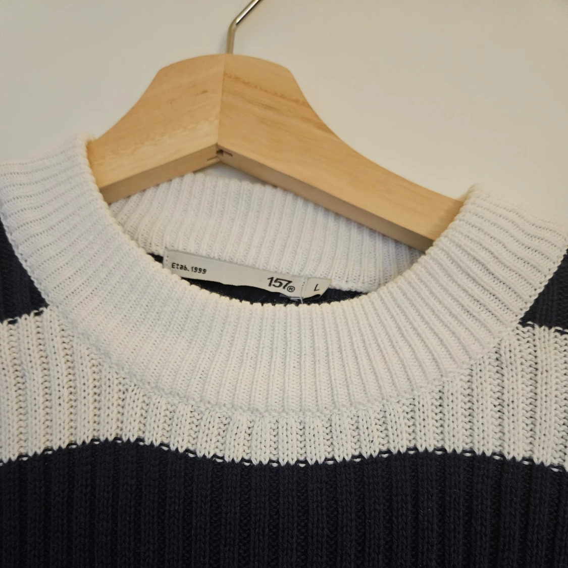 Randig stickad tröja från 157 - 1