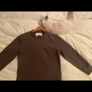 A day’s march sweatshirt Olive  - Sjukt stilren sweatshirt, väldigt bra skick då jag växte ur den snabbt. Passform för alla! Modellen går inte längre att köpa från officiella butiker, så är det något du söker, tveka inte på att höra av dig!