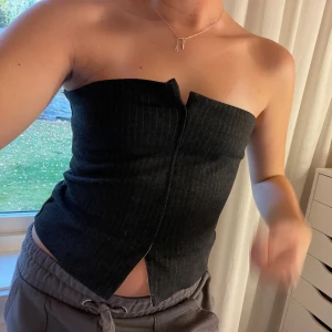 Topp från Zara, helt ny!  - Axellös topp från Zara, oanvänd med prislapp kvar. 