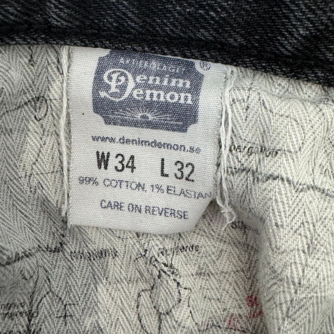 Svarta jeans från Denim Demon - 91