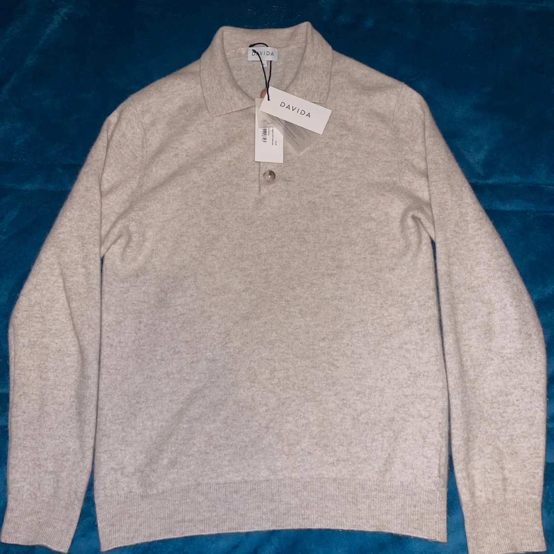 Beige kashmirtröja från Davida - 90