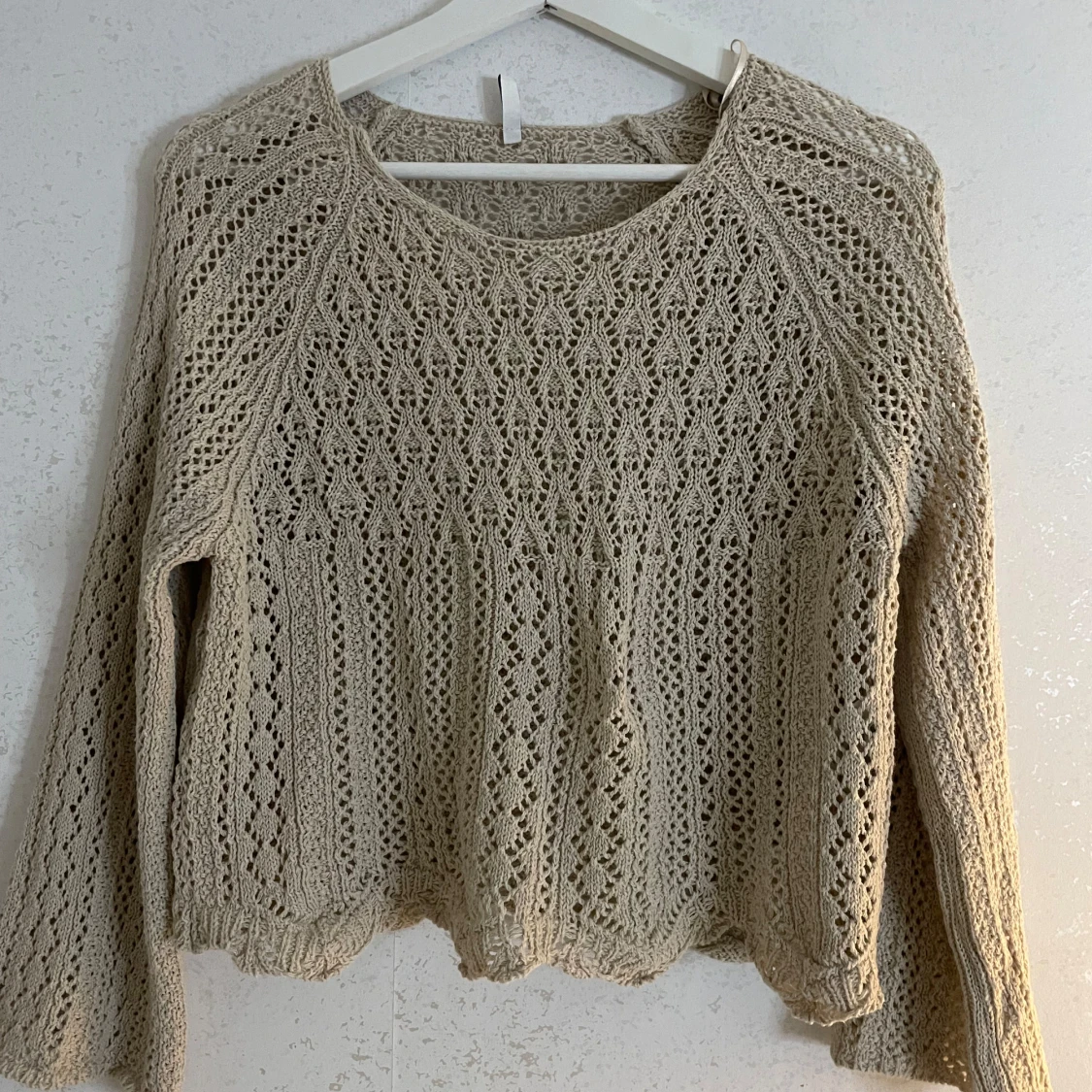 Beige stickad tröja från ONLY - 90