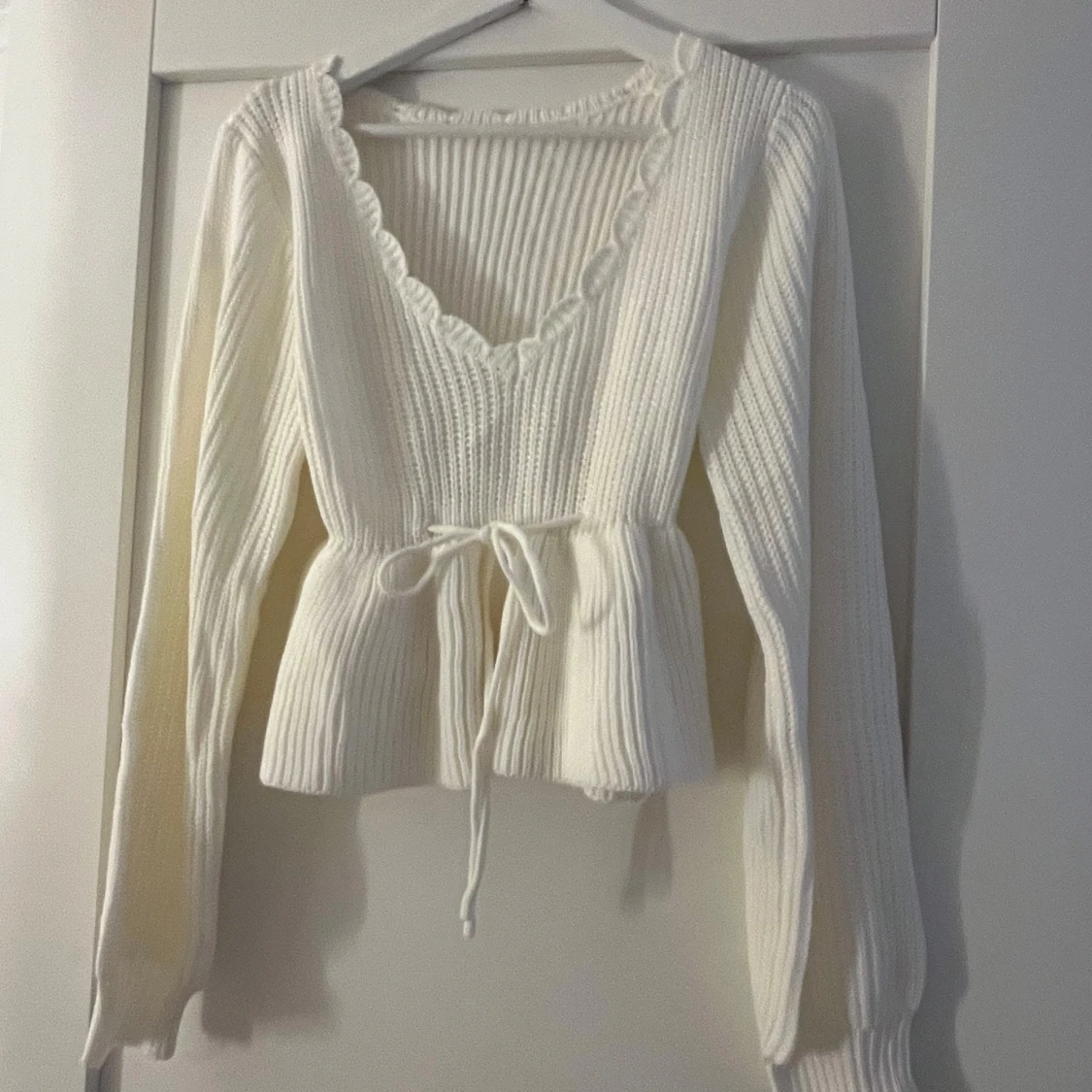 Stickad supermjuk topp