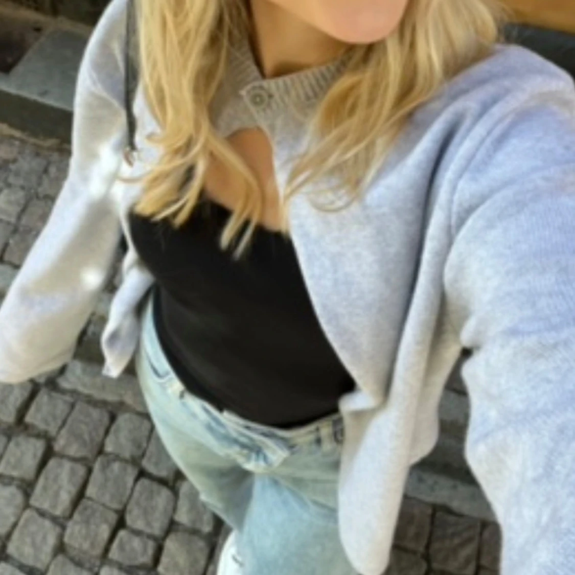 Djer Avenue grå kofta  - 90