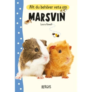 Allt du behöver veta om marsvin (inbunden) - Visste du att marsvin kurrar när de trivs? Och att de har mycket känslig hörsel och måste gnaga på hö för att inte tänderna ska blir för långa? Här får du massor av tips och råd hur du tar hand om ditt marsvin : matvanor, vitaminer, hur du håller rent i buren, och mycket mer.Många gulliga foton och illustrationer! "Det här känns verkligen som den ultimata handboken för den som planerar att köpa ett marsvin eller som redan är ägare till ett, men det är också trevlig läsning för den som tycker om marsvin." Solveig Lidén, BTJ-häfte nr 4, 2021    Format Inbunden   Omfång 63 sidor   Språk Svenska   Förlag Berghs   Utgivningsdatum 2021-03-08   Medverkande Christyan Fox   Medverkande Joanne Kirkby   Medverkande Kersti Wittbom   Medverkande Karen Le Cras   ISBN 9789150224061  
