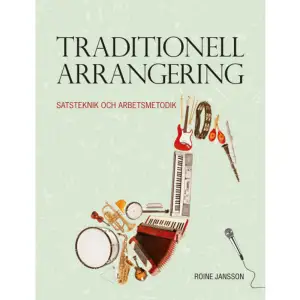 Traditionell arrangering är boken för dig som vill tillägna dig en god arrangeringsteknik och samtidigt utveckla ett personligt sätt att skriva. På ett handfast och lättfattligt sätt får du lära dig att skriva olika sorters stämmor: andrastämma, melodisk basstämma, diskantstämma, obligatstämma, imiterande stämma, stämmor i ackordisk sats samt ackompanjerande stämmor. I övningar av friare slag får du sedan använda dessa stämmor efter eget huvud, i personligt utformade arrangemang. Den klingande musiken står i centrum. Värdefulla erfarenheter får du genom att följa författarens uppmaningar att använda ditt inre hörande, att sjunga och spela stämmor i övningarna, och att se till att få dina arrangemang spelade. Roine Jansson är professor i musikteori vid Kungl. Musikhögskolan i Stockholm. Han är också en uppskattad författare av böcker med musikteoretisk inriktning.    Format Häftad   Omfång 248 sidor   Språk Svenska   Förlag Notfabriken   Utgivningsdatum 2017-11-02   ISBN 9789188181527  