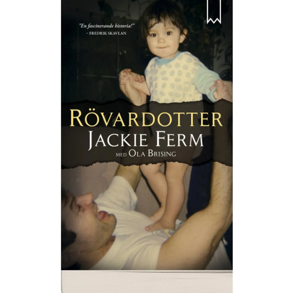 Jackie Ferms uppväxtskildring kom ut samma dag som hennes pappa släpptes ur fängelset. Den var tänkt som en försoning.I Rövardotter skriver Jackie Ferm om livet i en söndertrasad familj, om utsatthet och missförhållanden i fosterfamiljer och på behandlingshem, och om att vara ensam och övergiven.Hennes enda trygghet är den älskande pappans innerliga brev, skickade från olika fängelser. Hans många tankar om livet och faderliga råd löper som en röd tråd genom hennes livsberättelse, men det är inte alltid att de stämmer överrens med verkligheten. Rövardotter är skriven av en utflippad, gränslös, vacker och farlig rövardotter som bestämt sig för att ta revansch på livet. Det är en berättelse om att inte ge upp, om att trotsa det sociala arvet och att skapa sig en egen identitet, även om det innebär att klä av sig naken inför hela svenska folket.Bokens release blev förstasidesstoff i samband med uppgörelsen mellan far och dotter. Sedan dess har den fortsatt att väcka uppmärksamhet i och med diskussionerna kring reality-såporna. Sällan har en bok väckt så mycket känslor.