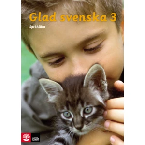 Glad svenska 3 Språklära, tredje upplagan (häftad) - Glad svenska vänder sig till åk 1-3. Böckerna ger eleverna baskunskaper i svenska och då särskilt i stavning - och allt övas in på ett lekfullt och roligt sätt. Allt språkstoff repeteras i mer än en årskurs vilket gör undervisningen grundlig. Uppgifterna är varierade, med betoning på övningar i språklära, skriv- och lästräning. Innehållet stämmer överens med kursplanen i svenska enligt Lgr 11.      Format Häftad   Omfång 144 sidor   Språk Svenska   Förlag Natur &amp; Kultur Läromedel och Akademi   Utgivningsdatum 2012-12-07   Medverkande Rolf Falkenland   ISBN 9789127421028  