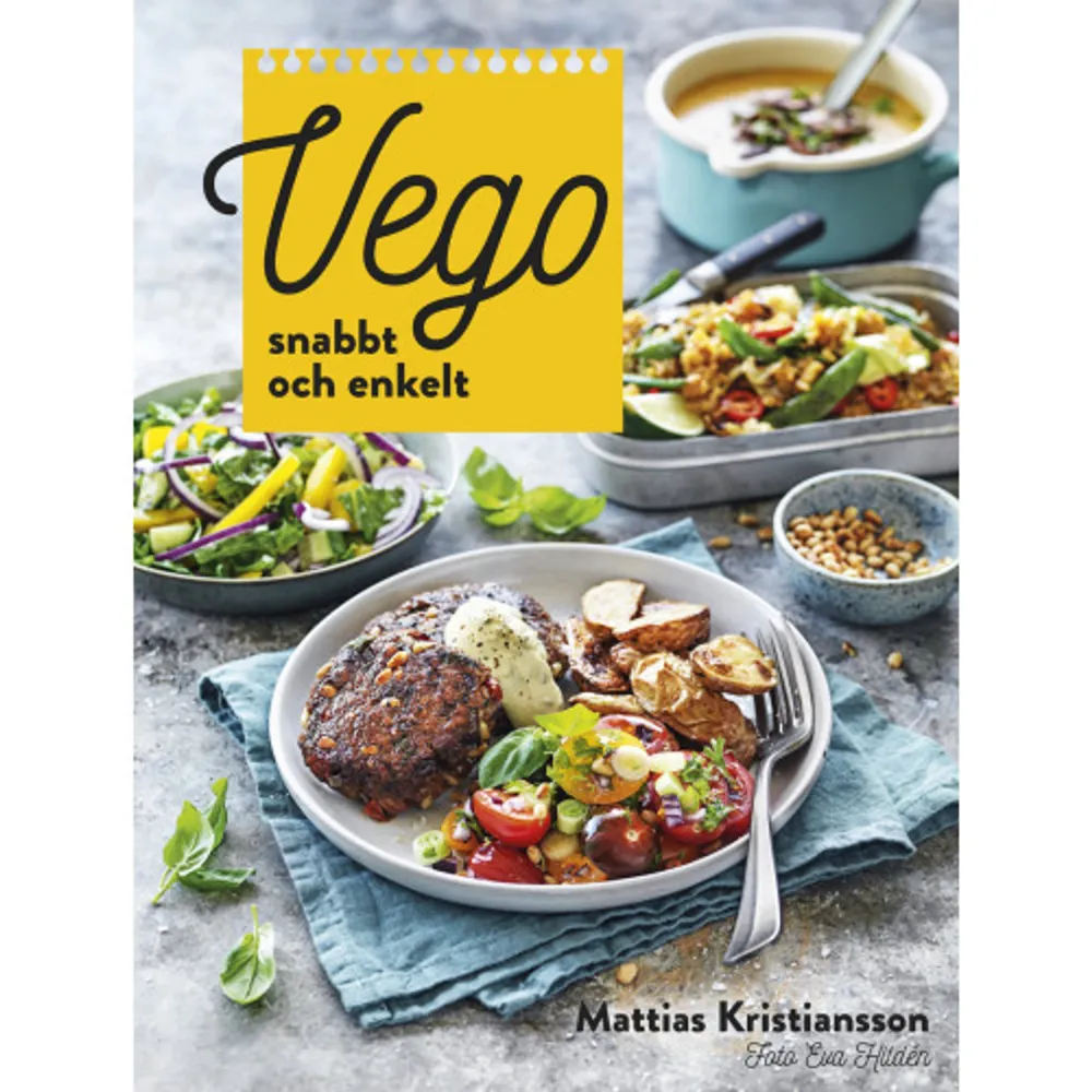 Vardagsmat som alla gillar! Sveriges mest uppskattade vegoprofil har samlat sina bästa vardagsrecept och bjuder på massor av tips och inspiration. Här finns förslag på veckomenyer med alla veckans måltider som gör det enkelt att bli mer vego, med smarta rätter som ofta räcker till bra lunchlådor eller kan utgöra grund för middagar senare i veckan. Här finns även flera goda, nyttiga frukostalternativ, festliga flerrätters till helgerna – och förstås några riktigt goda efterrätter! Dessutom en ordentlig introduktion med genomgång av basvaror, inköpslistor, tips och fördomspunktering. Vego – snabbt och enkelt visar kort och (mycket) gott att det är lätt att ta steget över till mer vego i vardagen.    Format Inbunden   Omfång 124 sidor   Språk Svenska   Förlag Bokförlaget Semic   Utgivningsdatum 2019-08-26   Medverkande Moa Edlund   Medverkande Eva Hildén   ISBN 9789155267452  . Böcker.