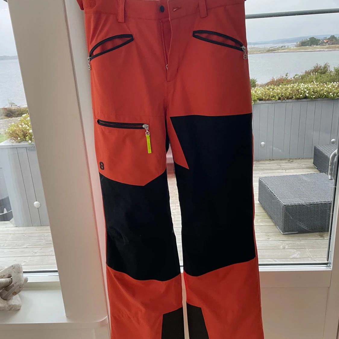 8848 Skidjacka Mörkblå Orange Beige (Matchande byxor på köpet) - 91