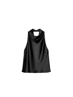 zara topp - Snygg svart topp från Zara, använd endast en gång. så är i superfint skick. Hör gärna av er vid frågor eller köp💕