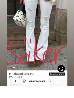Vita bootcut jeans - Söker dessa jeans i storlek xs helst tall