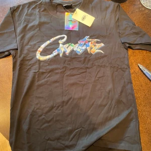 Svart tshirt - SÄLJER en stilren tshirt från corteiz. Tshirten har breda och halvlånga ärmar, sammt ett stilrent textfirmat med namnet corteiz gjort av sedlar. Tröjan är ny och den var för stor för mig. Bra för dig som vill ha en lite annorlunda tshirt till sommaren. Kom gärna med prisförslag