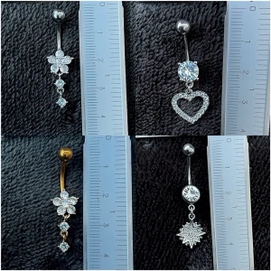 Piercingpaket- 4st nya Navelpiercingar  - 💕30% Bundle-rabatt vid köp av minst 2 artiklar. ⭐️Paket med 4st NYA oanvända piercingar i kirurgiskt stål; rostfritt och säkert för läkta piercingar.                               📏MÅTT ⭕️Stavens längd: 10mm ⭕️Stavens tjocklek: 1,6mm                                   💌Skickas spårbart via Plick SafePay.