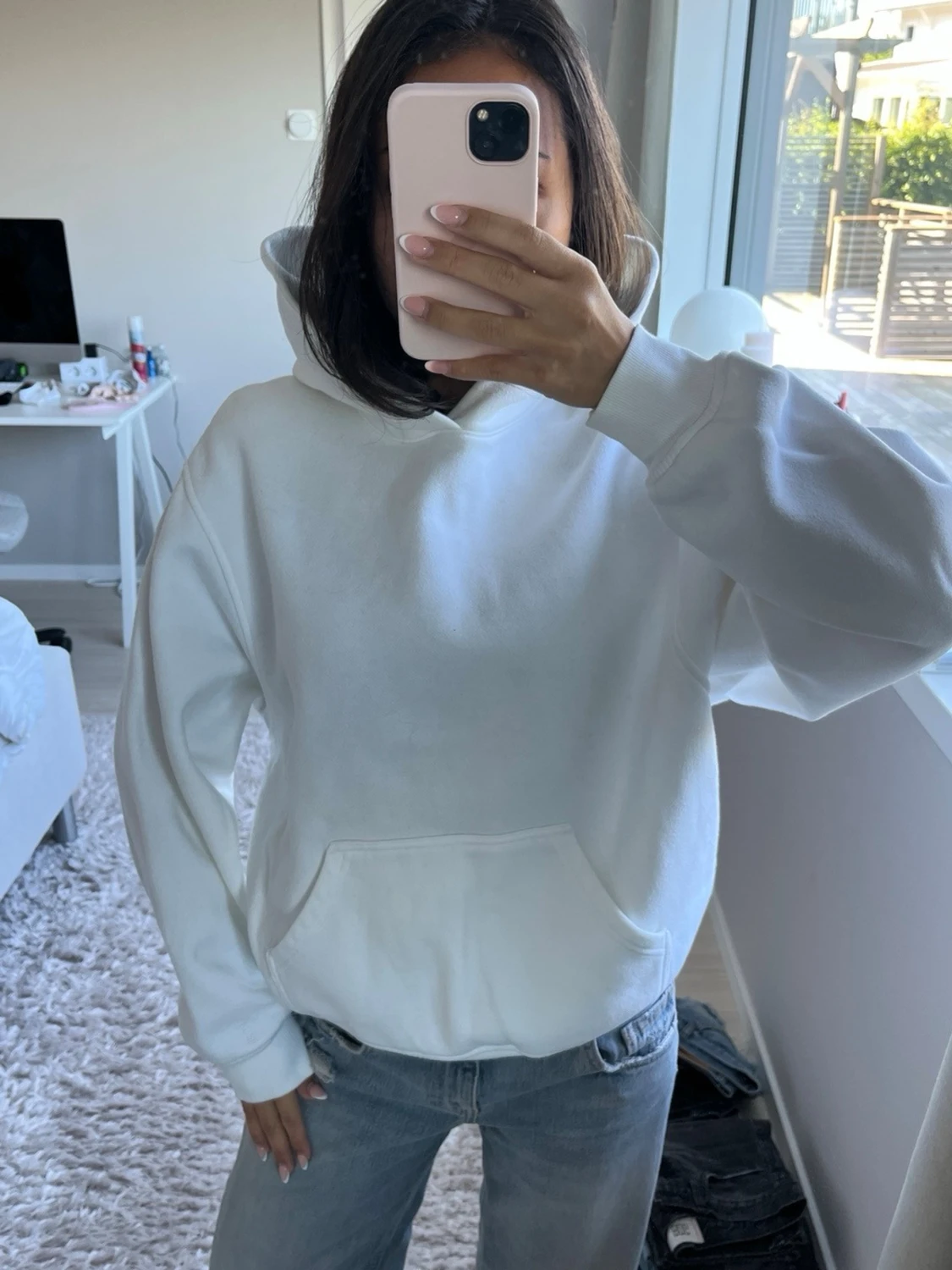 Vit oversized hoodie - 1