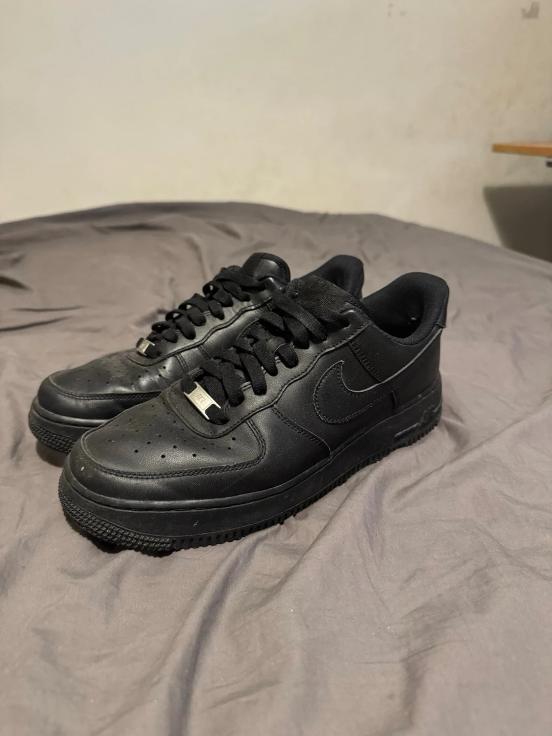 Svarta Nike air force 1
