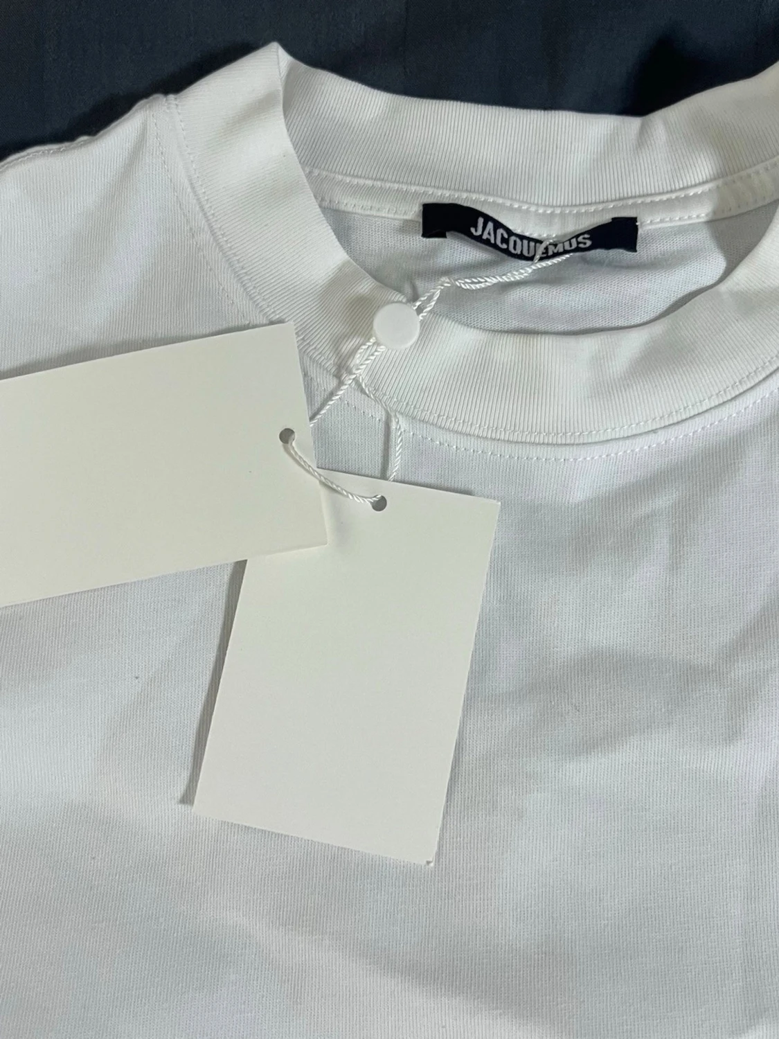 Vit Jacquemus t-shirt i bomull - 2