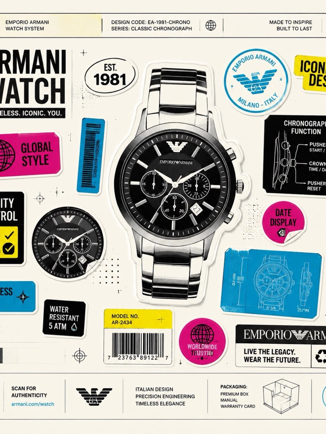 Emporio Armani klocka