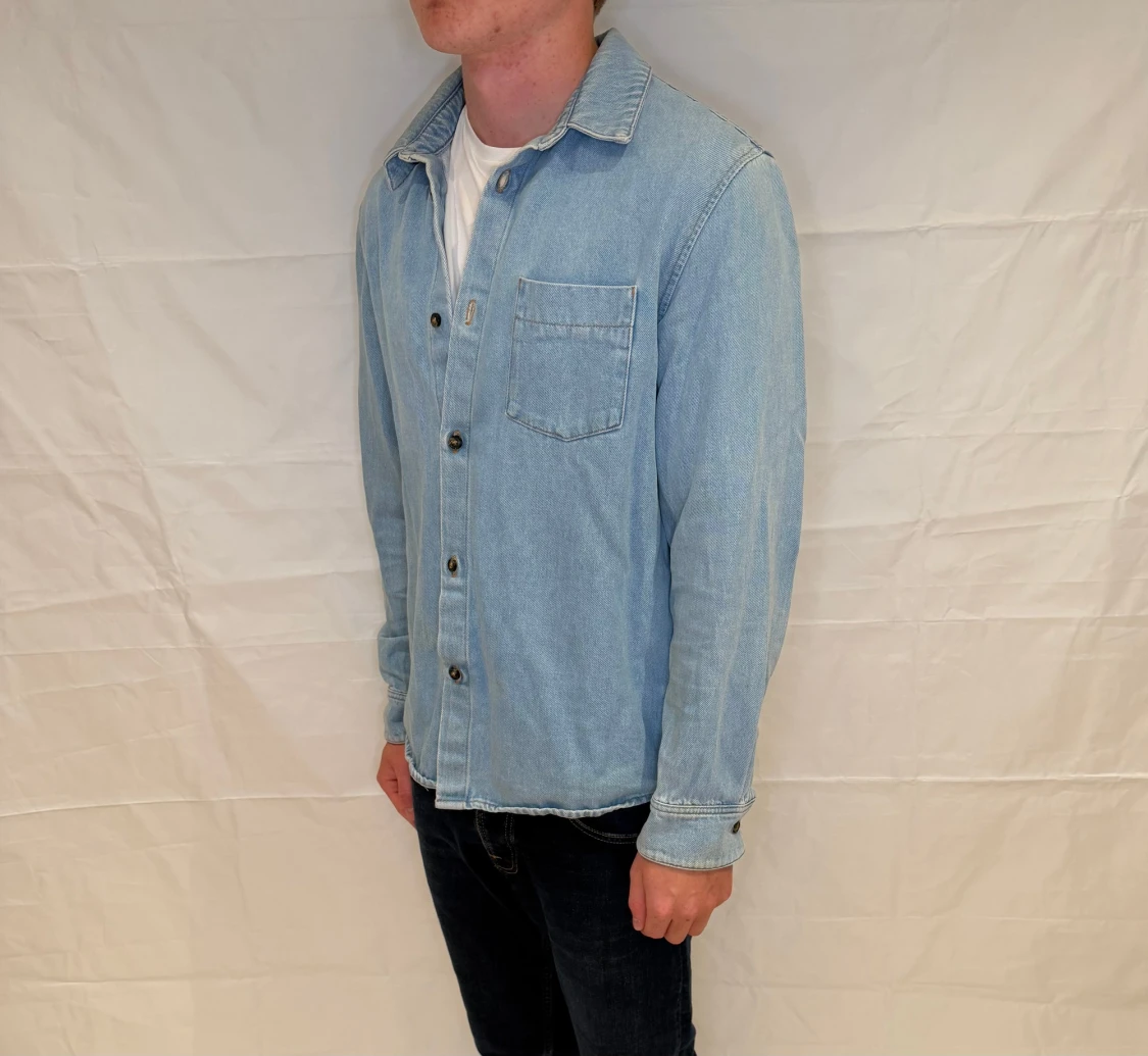 APC Denim Overshirt Light Blue - 1