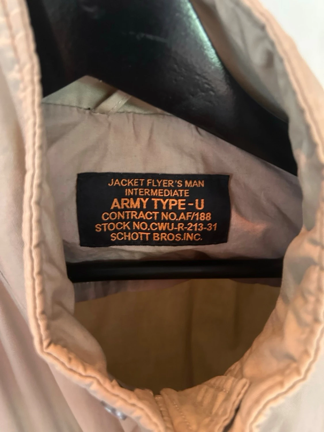 Beige jacka från Schott NYC - 2
