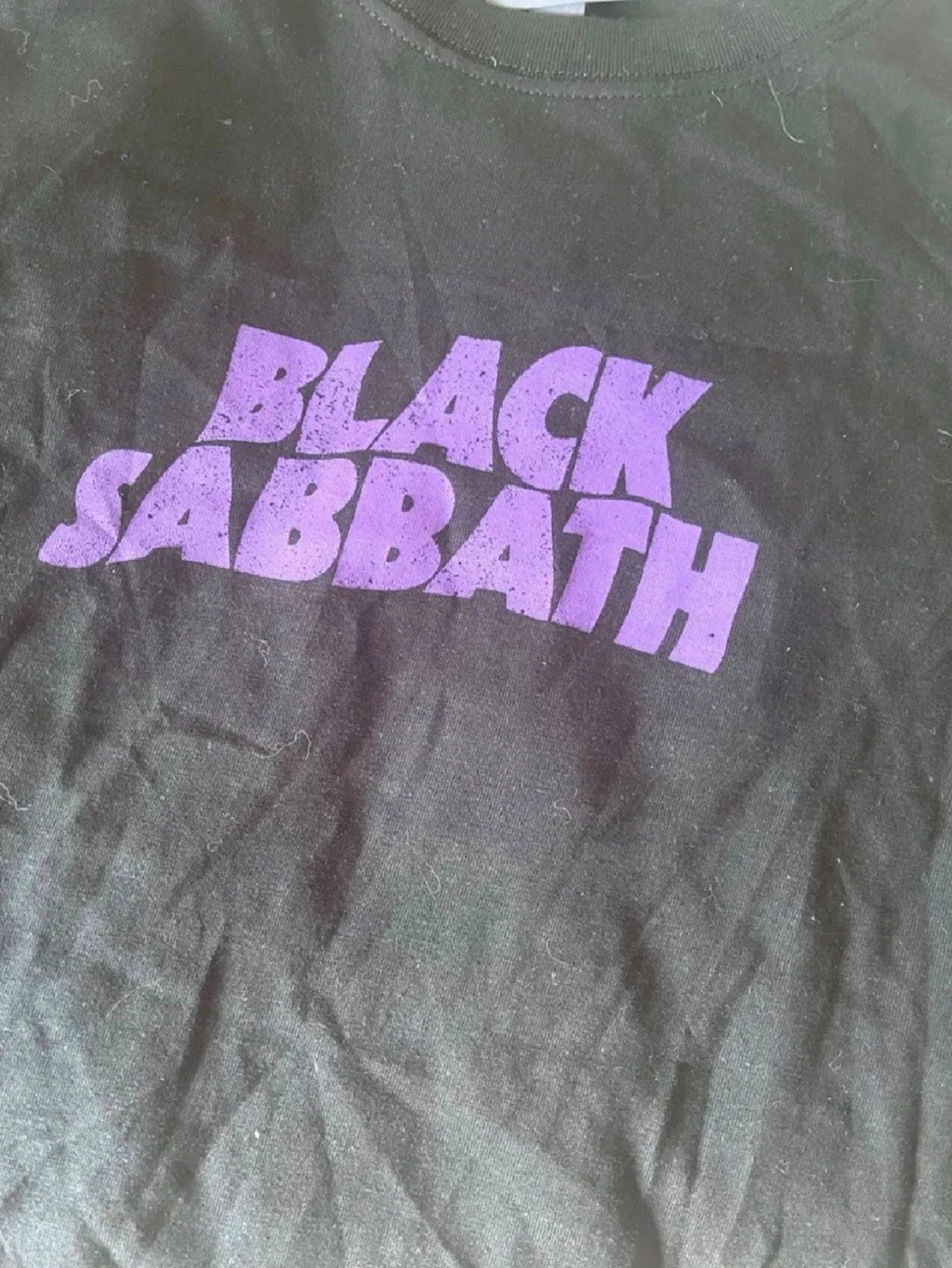 Svart Black Sabbath t-shirt - 1