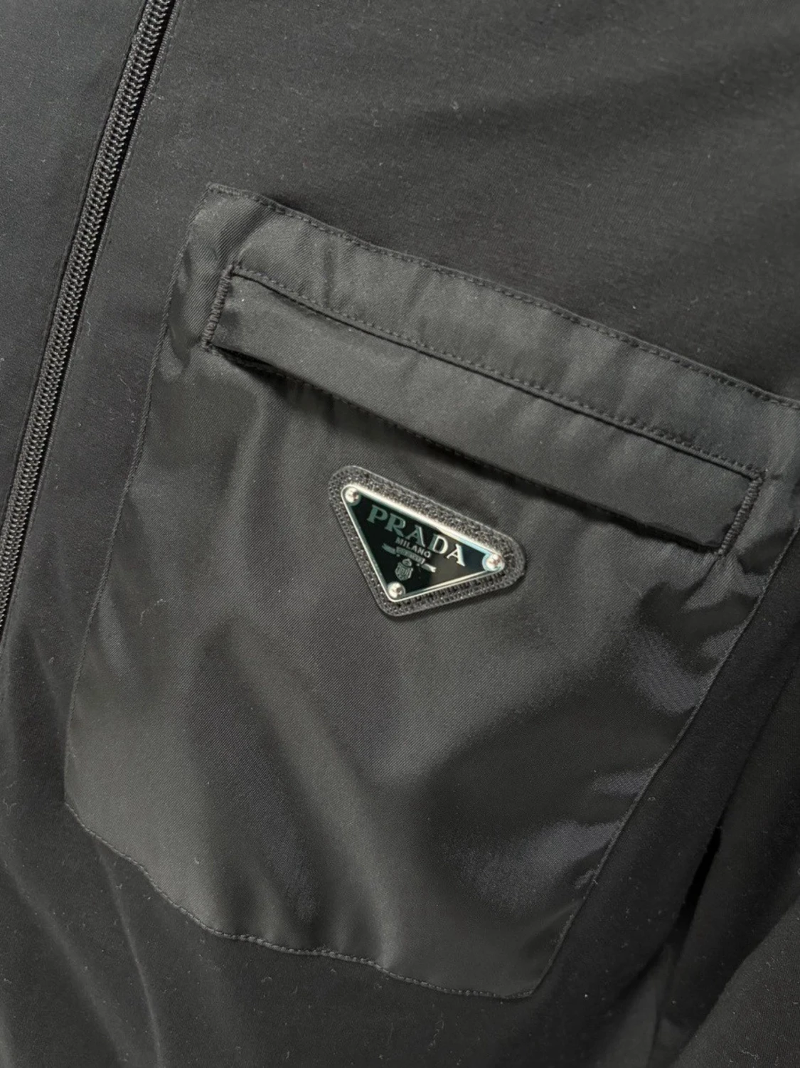 Svart Prada nylon jacka  - 2
