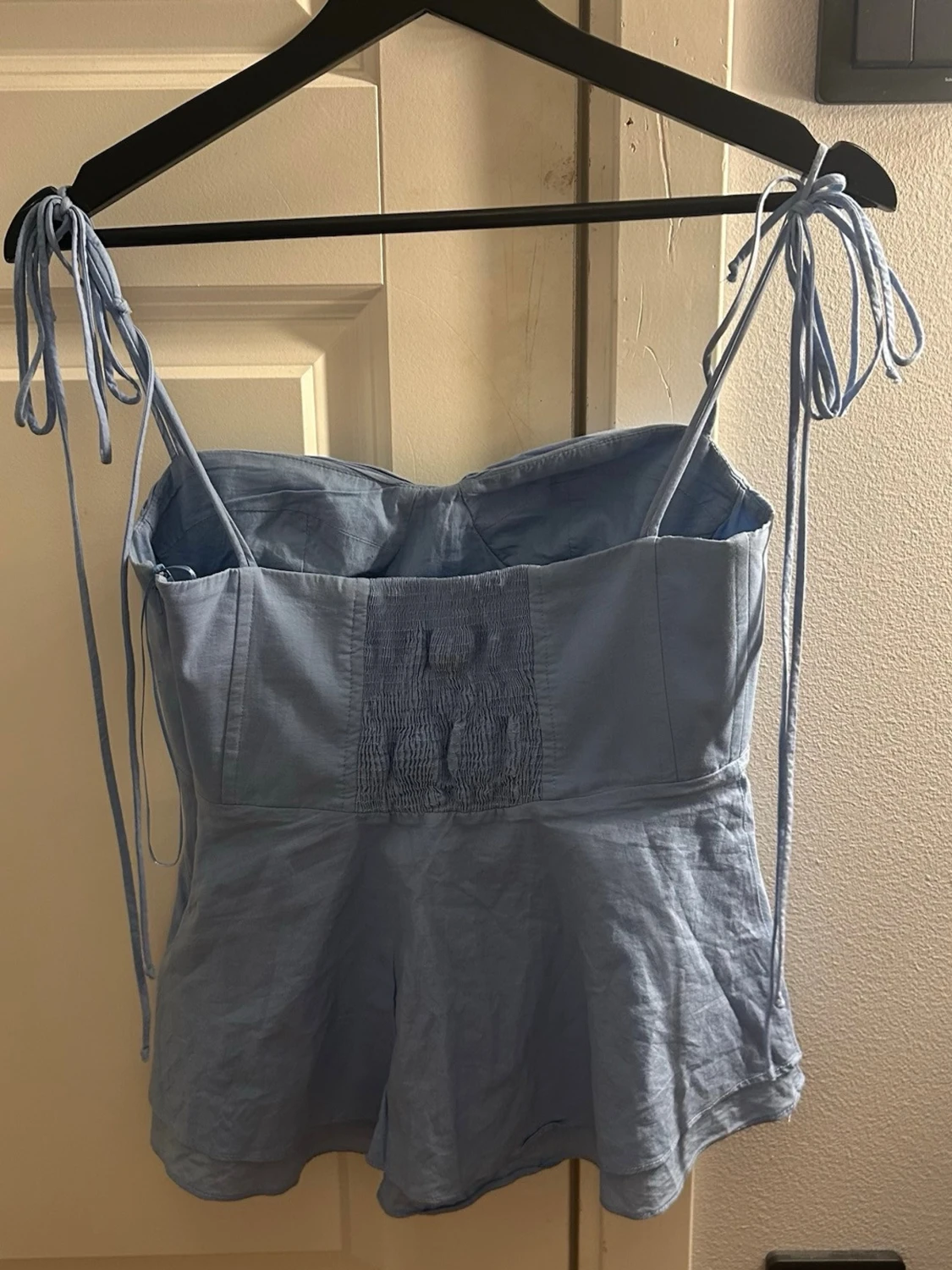 Ljusblå topp från Zara  - 2