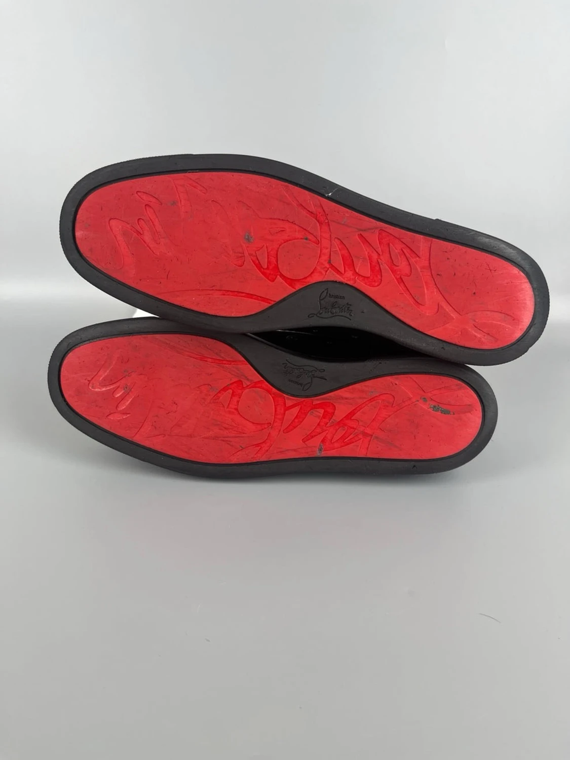 Helsvarta Louboutin skor med spikar   - 4