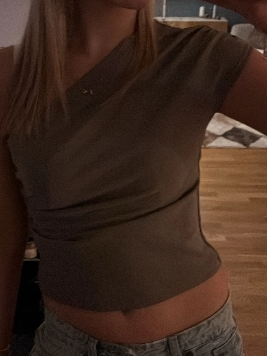 Oneshoulder topp - 1