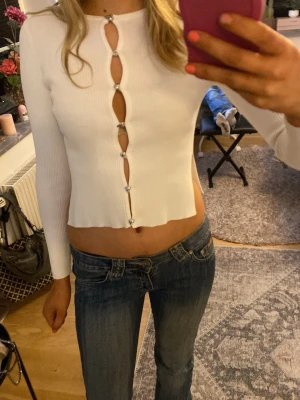 Vit fest topp - Snygg vit fest topp