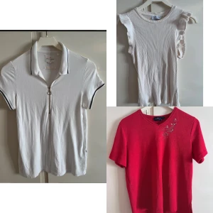 3st toppar - 2topp+1t-shirt i stl S för 48kr