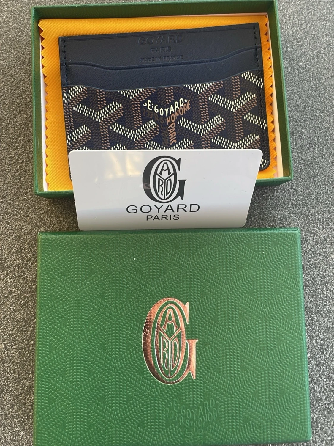 Goy4rd blå plånbok 