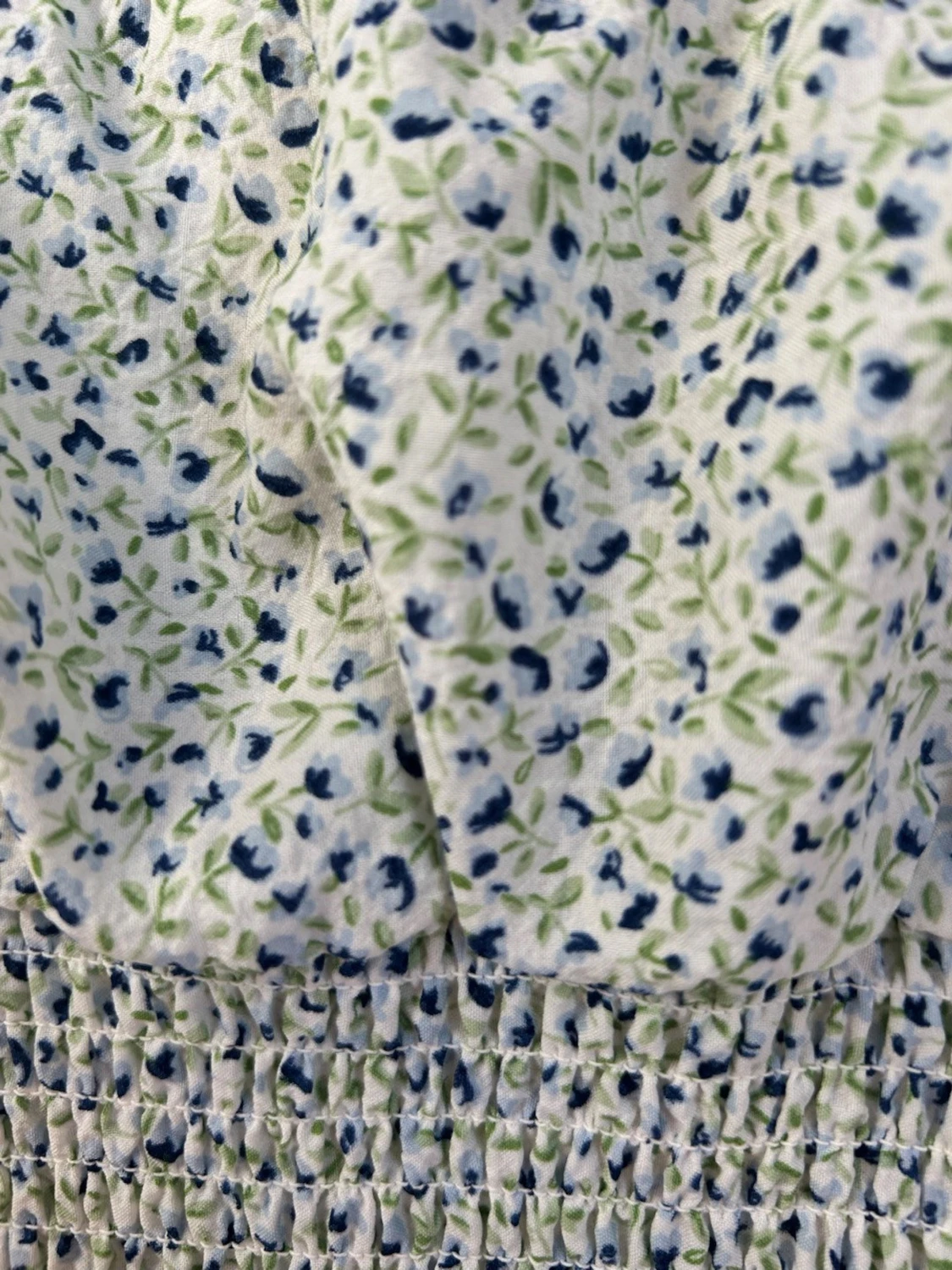 Blommig topp  - 2